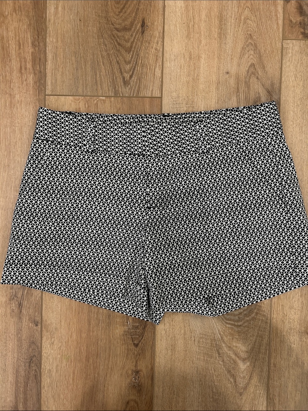 Calvin Klein Black and White Geometric Skort